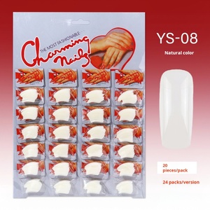 Juego de 480 Uñas Postizas de Alta Calidad, Color Natural Transparente, Material ABS, Personalizables - Product Image 3