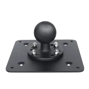 Mounts Square VESA 75 / VESA 100 Adapter Plate Dengan 1.5 "amp bulat Base untuk Monitor komputer layar TV Mounts