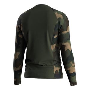 Hauts à fermeture éclair 1/4 camouflage, tissu chaud et anti-transpiration, coupe ergonomique pour une mobilité maximale, parfaits pour l'entraînement quotidien - Product Image 3