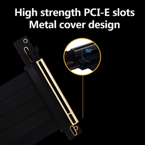 <span class=keywords><strong>สาย</strong></span>ต่อขยาย TISHRIC 20 ซม. ความเร็วเต็ม <span class=keywords><strong>4.0</strong></span> <span class=keywords><strong>PCIE</strong></span> X16 <span class=keywords><strong>สาย</strong></span>ทองแดงหุ้มฉนวนสำหรับการ์ดจอ GPU <span class=keywords><strong>สาย</strong></span>ต่อขยายแบบยืดหยุ่น - Product Image 4