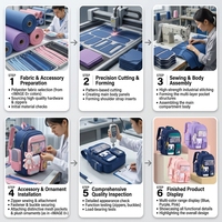 Sac à Dos Scolaire Ergonomique 2026 pour Enfant, Protection de la Colonne Vertébrale, en Tissu Oxford, Personnalisation OEM, Faible MOQ 10 pièces, Cadeau Promotionnel