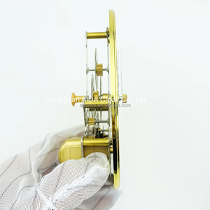 126mmラグジュアリーローマンヴィンテージダイヤルスケルトンクロックインサートムーブメントスケルトン時計パーツクリスタルクロックヘッドメタルメカニズム - Product Image 4