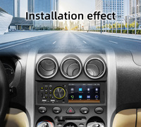 Autoradio BQCC 1 Din avec écran tactile de 4,1 pouces, caméra de recul, lecteur MP5, AUX, USB, chargeur, carte TF, radio FM, lecteur multimédia pour voiture