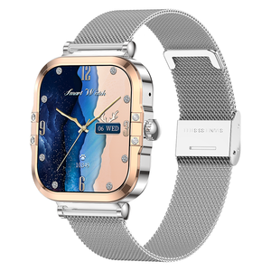 HK82 Women Smart Watch 1.75 inch AMOLED Square Screen BT Call Female Physiological Cycle Heart Rate Sleep Monitor Fashion Gift - Product Image 3