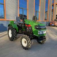 Traktor mesin Diesel penggerak empat roda traktor kebun kecil Mini pertanian Tiongkok