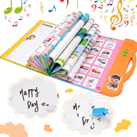 Jouet intelligent pour l'éducation précoce des enfants livre électronique vocal espagnol-anglais lecture au doigt langue des bébés livres électroniques