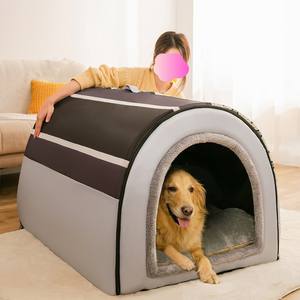 Xl גדול כלב ידידותי לסביבה בחורף חם מחמד בית לחיות מחמד עם מיטה נשלפת ארבע עונות אספקה לכלבים וחתולים גדולים - Product Image 5