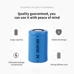 NUOXING baterai litium 3.0V 1/2 AA ukuran Pkcell 3.0v 600mah baterai litium Li-MnO2 CR1425 600mAh - Product Image 4