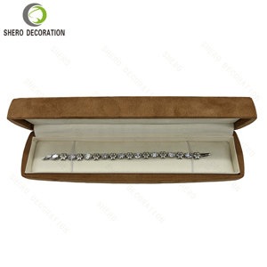 High End <b>Vintage</b> Suede Velvet <b>Jewelry</b> Packaging <b>Box</b> Elegant Wedding Engagement Proposal Ring Pendant Bracelet <b>Box</b> - Product Image 6