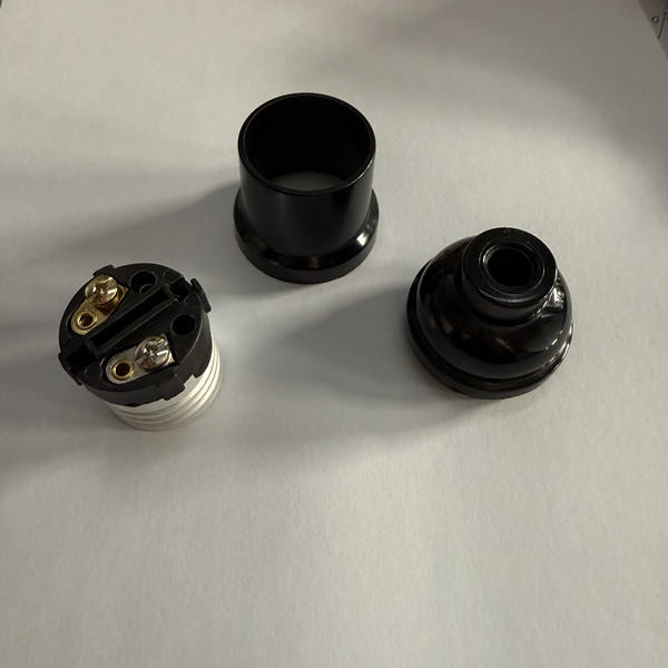E26 Smooth Lock Wire-Connected Socket Base Lamp Holder with UL ...
