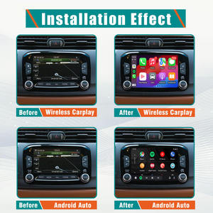 Carabc không dây Apple Carplay Android tự động cho <span class=keywords><strong>Alfa</strong></span> <span class=keywords><strong>Romeo</strong></span> Stelvio/giulia gương liên kết Airplay USB Đài phát thanh xe chơi navigations - Product Image 2