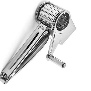 Rallador de Queso Manual de Acero Inoxidable para Cocina, Dispositivo Giratorio Metálico Pre-fabricado, Herramientas para Queso - Product Image 4