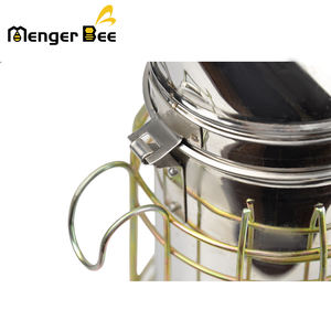 Fumador de abejas de acero inoxidable Manual de nueva condición, equipo de cría de animales 304 de alta eficiencia para apicultura Menger Bee (M) - Product Image 6