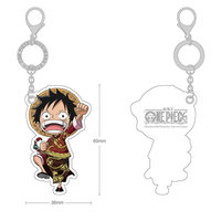 Japanische Klassische Comics One Piece Charakter Acryl-Schlüsselanhänger One Piece Strohhut-Shop Luffy Zoro ACG Nami Japanische Anime-Figur