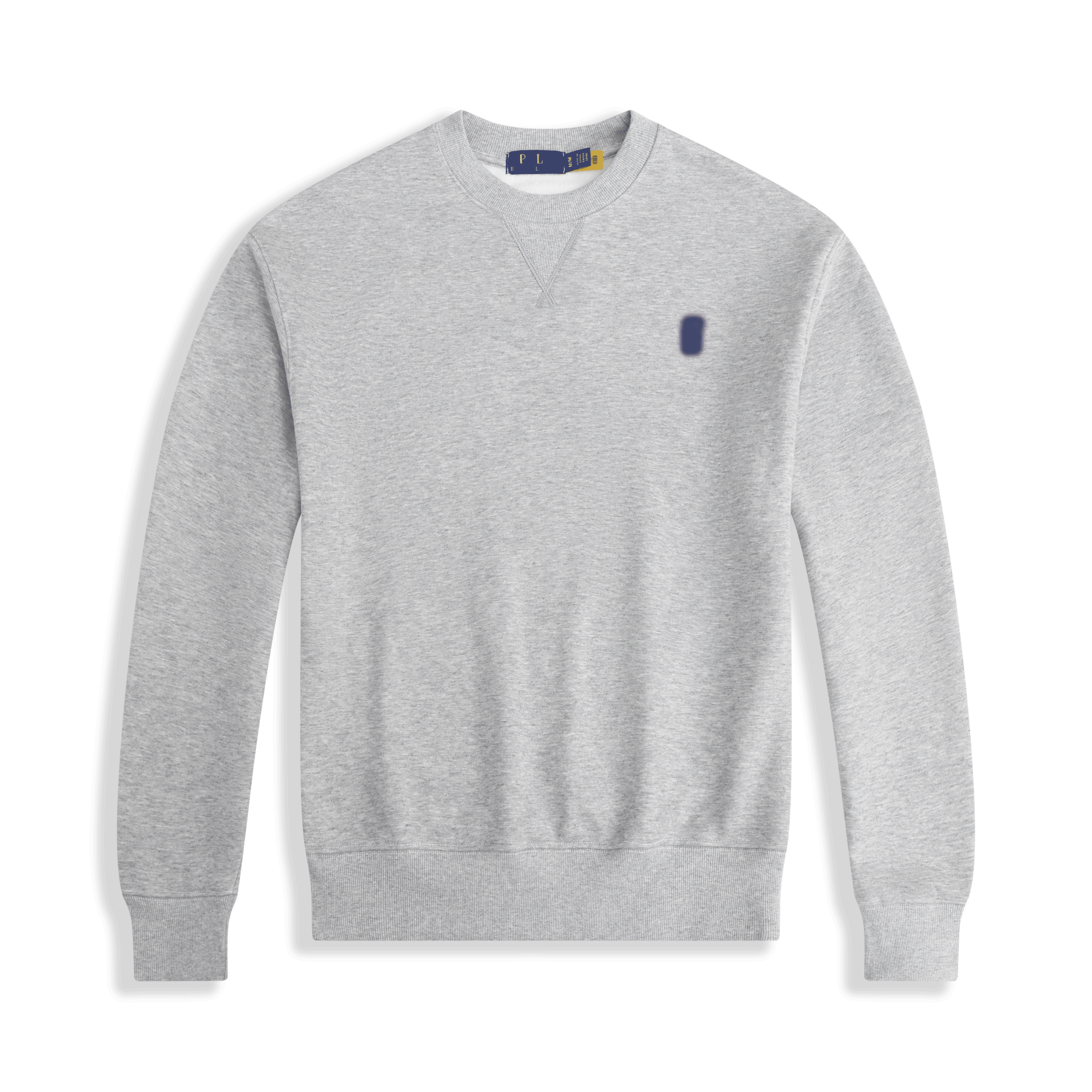 Gris con logo RL azul marino