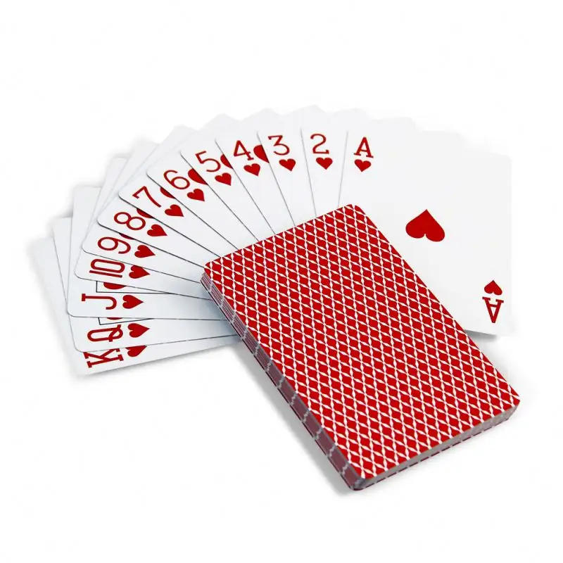 Yeni varış oynarken özel logolu kağıt plastik siyah süblimasyon Poker kartı noel