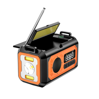 Radio Solar de Manivela de 10000mAh con Lámpara de Lectura
