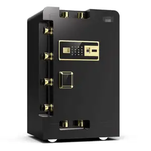 Zhenzhi kasa güvenli 60cm yüksek parmak izi elektronik şifre tüm çelik Anti-Theft küçük ev başucu kasaları