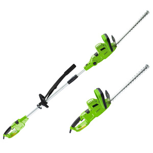 <span class=keywords><strong>Taille</strong></span>-<span class=keywords><strong>haie</strong></span> électrique multifonction VERTAK 2 en 1 à longue <span class=keywords><strong>perche</strong></span>, puissant coupe-<span class=keywords><strong>haie</strong></span> et tondeuse pour arbustes et arbres - Product Image 2