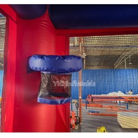 Château gonflable premium avec toboggan pour événements et fêtes d'enfants, 15x15, en solde