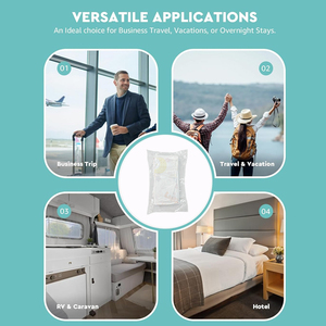 Xách tay không thấm nước dùng một lần tấm ga trải giường đặt không dệt dùng một lần khách sạn tấm ga trải giường - Product Image 5