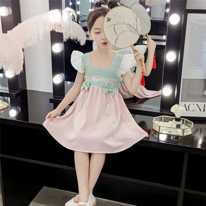 ชุดแฟนซีเด็กผู้หญิงสไตล์จีน ดีไซน์แฟชั่นเสื้อผ้าเด็ก ชุดเจ้าหญิงสำหรับเด็กเล็ก - Product Image 5