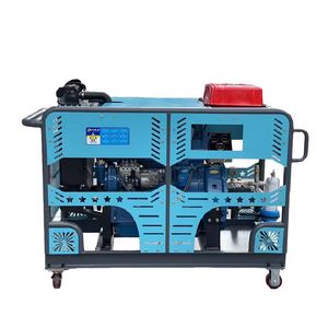 Nouvelle Laveuse Diesel <span class=keywords><strong>Haute</strong></span> <span class=keywords><strong>Pression</strong></span> 500 bars, Débit 10,57 GPM, 75 CV, Nettoyage à Eau Froide, Kit de Sablage Optionnel, Élimination de la Rouille et de la Peinture 1 - Product Image 2
