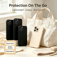 Casing HP TPU Matte Warna Polos untuk 16 Pro Max, Lembut, Tipis, Pelindung, Anti-Sidik Jari, Anti-Benturan, dan Anti-Selip