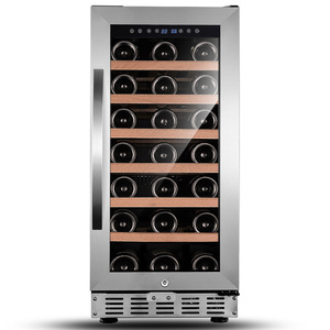 Réfrigérateur congélateur à boissons et à vin encastré en acier inoxydable multi-lieux populaire avec serrure - Product Image 2