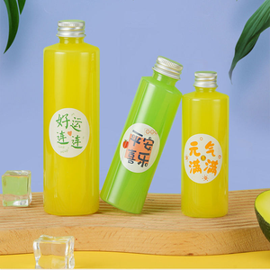 Custom Logo Food Grade 500ml PET Plastic Leak Proof Mineral <b>Water</b> Beverage <b>Fruit</b> Juice Milk Tea <b>Bottles</b> with Screw Cap - Product Image 1