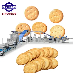 semi automated cookies machine small biscuit making machine of deck oven small cookie packaging machine