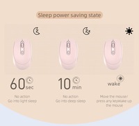 Mouse Bluetooth Isi Ulang Mouse Ergonomis Nirkabel Pengisian Daya Senyap untuk Rumah dan Kantor Mouse Bluetooth Nirkabel Mode Ganda