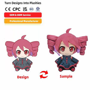 Mignon 20cm 40cm Coton Kpop Anime Peluche Figure Jouets Personnalisé Poupée Douce avec <span class=keywords><strong>Cheveux</strong></span> Colorés et Vêtements Amovibles Remplis <span class=keywords><strong>de</strong></span> Coton PP - Product Image 3