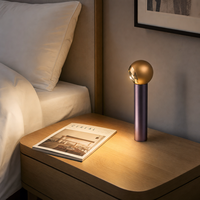 Lampe de table LED sans fil 9000mAh, lampe de bureau rechargeable, commande gestuelle, tête réglable à 360 degrés, CRI95, lampe de lecture à intensité variable