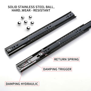 SNEIDA Edelstahl Teleskops chrank Schublade Schiebe kugellager Öffnen und Schließen für die Verwendung in der Küche im Freien - Product Image 3