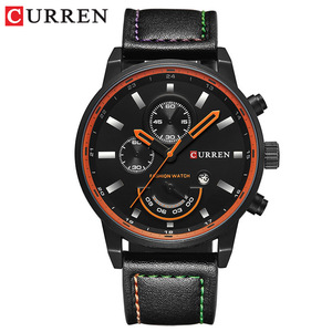Montre à quartz analogique en cuir Curren 8217 pour femme, style décontracté, sport, luxe, charme - Product Image 4