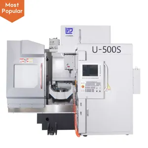 U-500S china vertical CNC 5 axis linkage ATC machine center metal 3d router lathe turning steel profile rotary table 5axis cheap