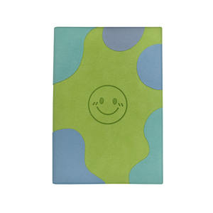 สมุดโน้ตหนัง PU แบบกำหนดเอง สมุดโน้ตลายการ์ตูน สมุดโน้ตหน้ายิ้ม สมุดบันทึกเด็ก สมุดบันทึกพกพา - Product Image 2