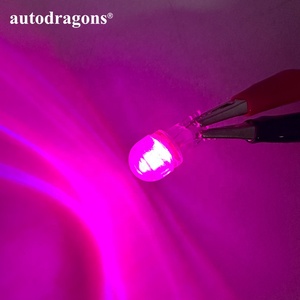 Éclairage pour flipper AC 6.3V sans scintillement BA9S # 44 # Ampoules LED violettes transparentes 47 194 555 T10 à base transparente 2SMD 5630 pour flipper - Product Image 3