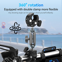 Super Clamp Fahrrad clip Kamera halterung Motorrad Lenker halterung Telesin Für Action-Kameras