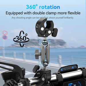 Super abrazadera bicicleta Clip Cámara montaje motocicleta manillar montaje <span class=keywords><strong>Telesin</strong></span> para cámaras de acción - Product Image 4