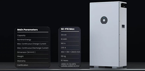 แบตเตอรี่ลิเธียมไอออน Deye Se-F16 Max แรงดันต่ำ 51.2v 31ah 16kwh Lifepo4 สำหรับใช้ในบ้าน พร้อมการป้องกันระดับ IP65 จัดส่งแบบ DDP - Product Image 4