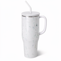 Gobelet isotherme de 40 oz en acier inoxydable à double paroi, vierge pour sublimation, pour impression par transfert thermique et artisanat