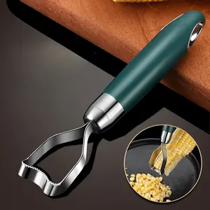 Raspador De Descascador De Milho Gadget De Cozinha Stripper Debulhador De Milho De Aço Inoxidável Ferramenta Stripper De Espiga De Milho Para Cozinha