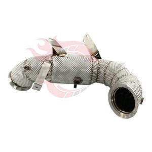ท่อลงสแตนเลส Vortex สำหรับ Mercedes Benz E350 W213 2.0T ชุดอัพเกรดสมรรถนะเทอร์โบ พร้อมแผ่นกันความร้อน - Product Image 3