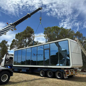 Shaneok <span class=keywords><strong>บ้าน</strong></span>สำเร็จรูปหรูหรา, <span class=keywords><strong>บ้าน</strong></span>กระท่อมแอปเปิ้ลสำเร็จรูปติดตั้งง่ายภาชนะ<span class=keywords><strong>แคปซูล</strong></span>เหล็กไม่ต้องประกอบ - Product Image 5