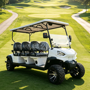 Carrito <span class=keywords><strong>de</strong></span> Golf Eléctrico <span class=keywords><strong>de</strong></span> 6 Plazas Personalizado con Kit <span class=keywords><strong>de</strong></span> Reparación <span class=keywords><strong>de</strong></span> Divots para Campos Ecológicos - Product Image 1