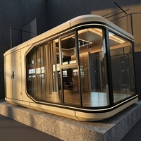 Nouvelle Collection 2026 : Maison Conteneur Mobile Intégrée, Modulaire et Préfabriquée – Capsule Spatiale T1 au Design Moderne pour l'Extérieur