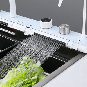 Multifunzione lavello da <span class=keywords><strong>cucina</strong></span> 304 in acciaio inox lavello da <span class=keywords><strong>cucina</strong></span> moderno cascata pioggia grande ciotola singola lavello da <span class=keywords><strong>cucina</strong></span> Set - Product Image 6