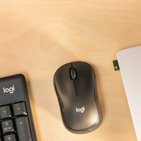 Logitechs MK370-Kit combiné clavier et souris sans fil original, ensemble clavier confortable anti-éclaboussures